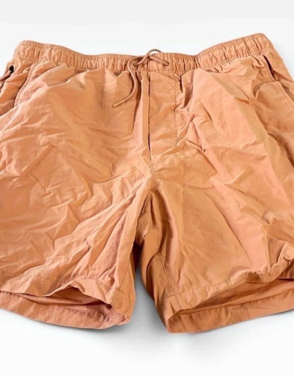 American Eagle Men's Orange Swim Shorts Size Large